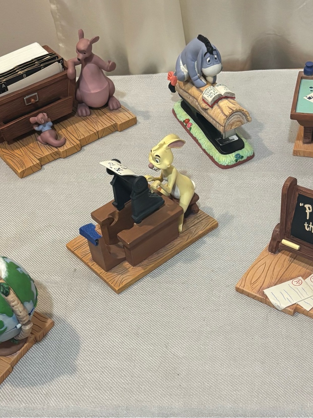 Vintage Winnie The Pooh Desk Set